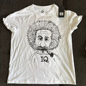 White IQ Graphic T-Shirt
